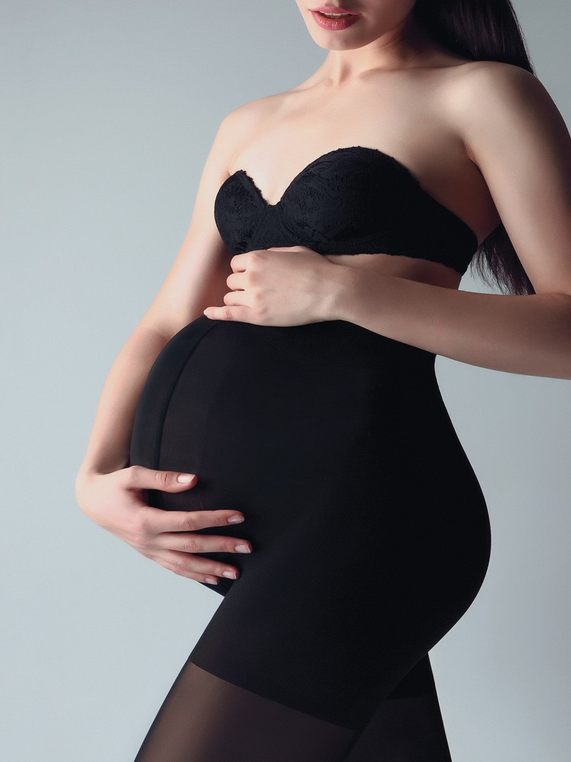 Giulia Mama 100 denier microfiber maternity tights