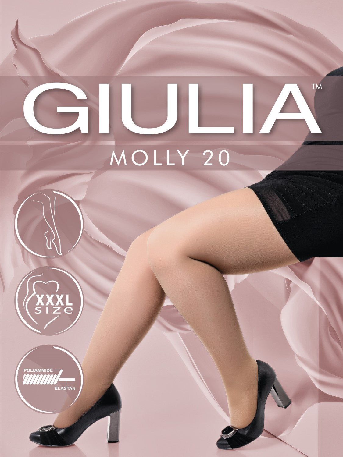 Giulia Extra 40 XXL Tights In Stock At UK Tights